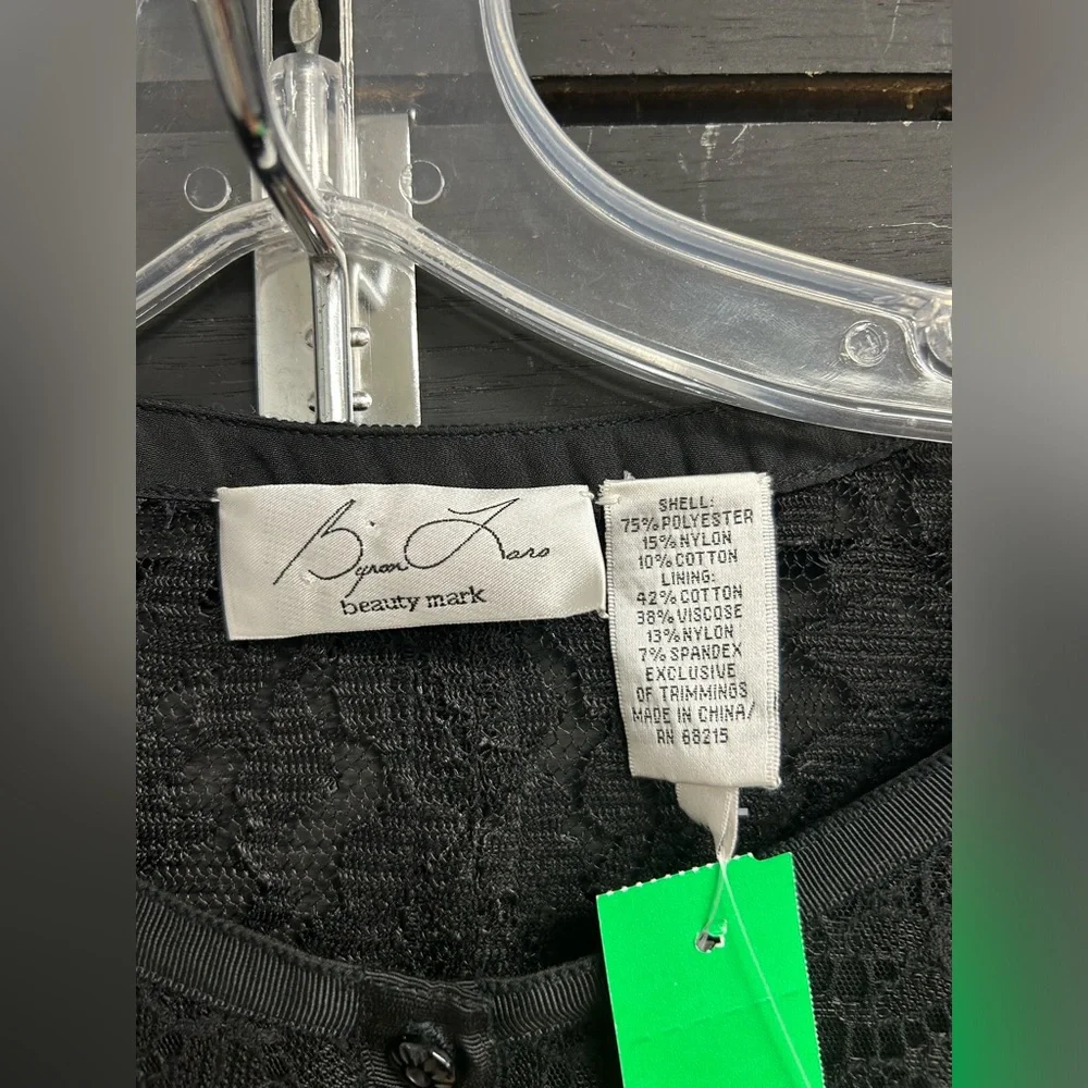 Anthropologie Black  Lace Dress NEW - Picture 7 of 12